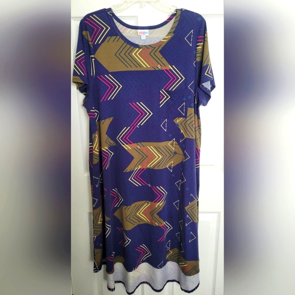 Luluroe Geometric Patterned Dress